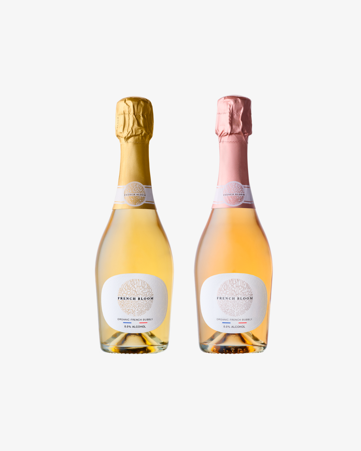 LE BLANC & LE ROSÉ 375ml, VINS EFFERVESCENTS SANS ALCOOL – French